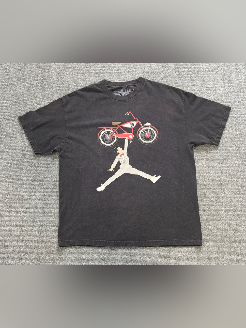 Peewee Herman Air Jordan Graphic Tee Size Medium